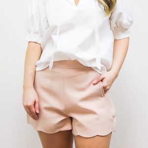 Bishop + Young Scallop Edge Short In Divine